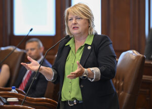 Senator Bryant speaking on the floor
